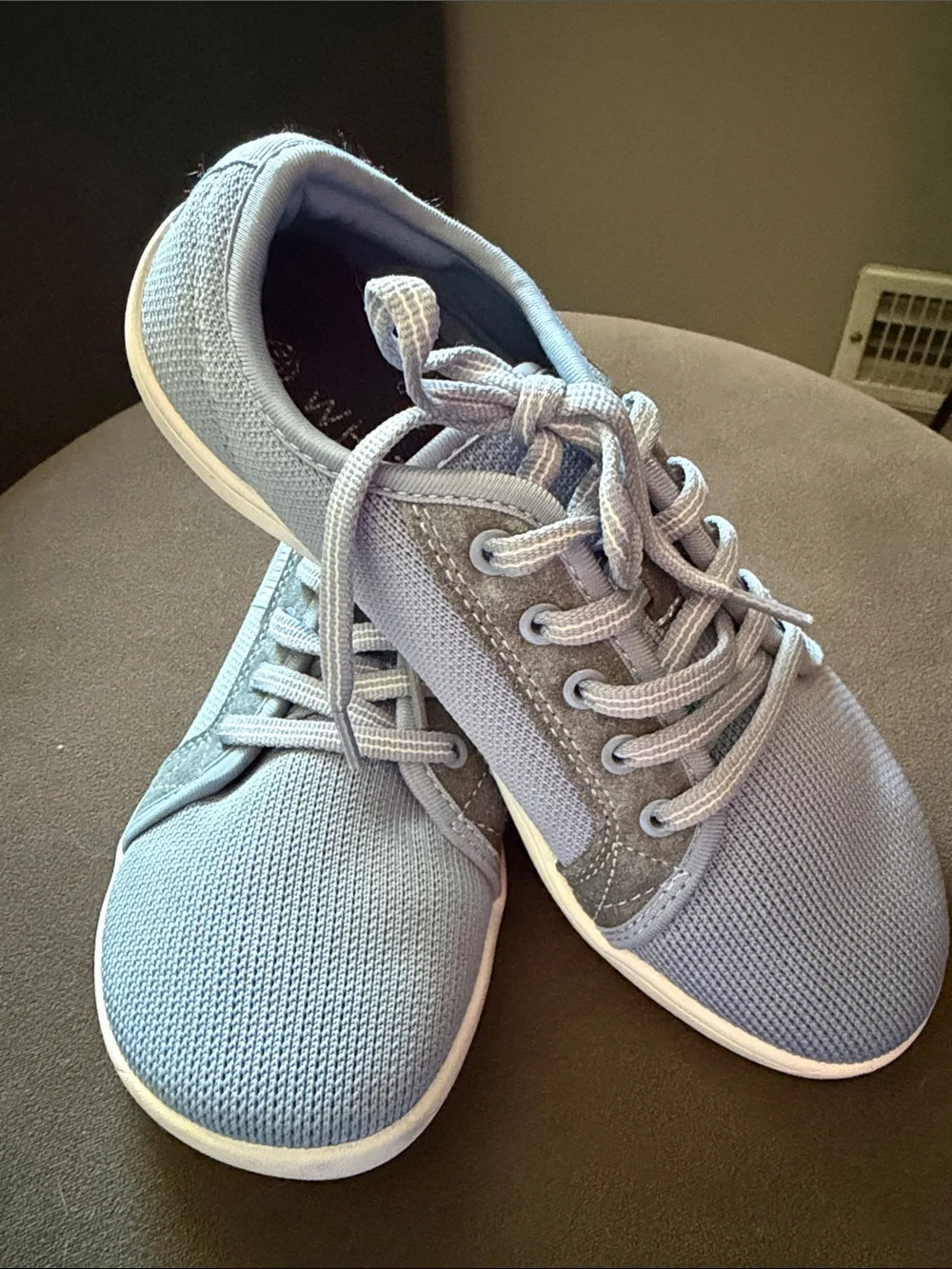 WITHIN Minimalist Barefoot Powder Blue Womens 38/7.6-8 Sneakers Zero Drop Sole